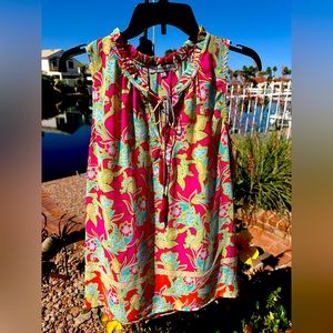 ROSE+OLIVE sleeveless blouse, size L